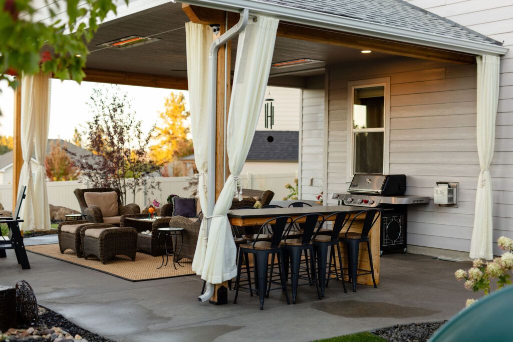 Outdoor living and landscape design project