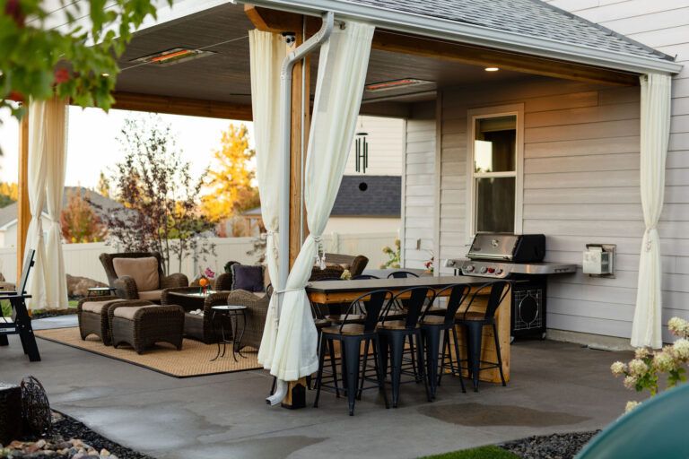 Outdoor living and landscape design project