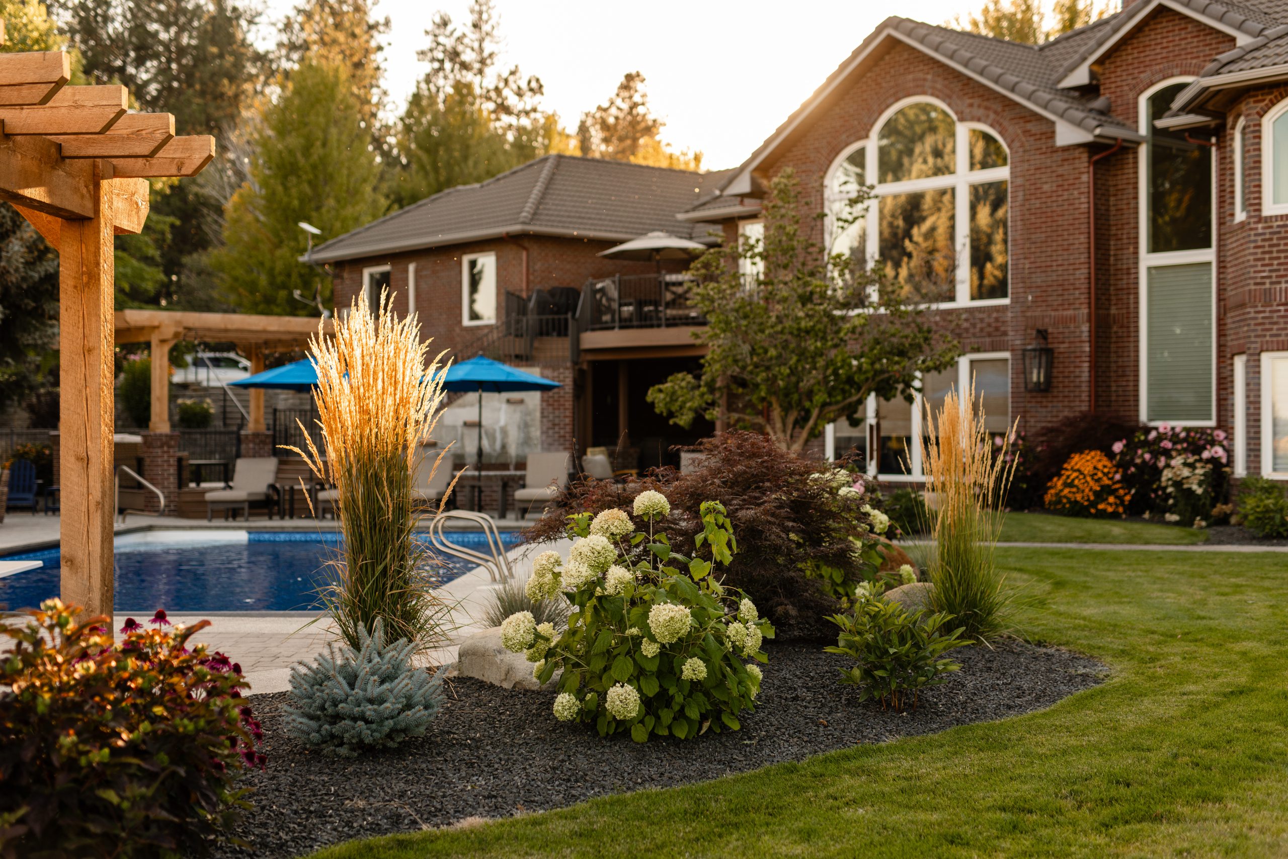 Coeur d'Alene landscaping project by Copper Creek Landscaping