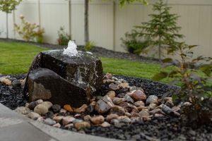 Water feature by Copper Creek Landscaping